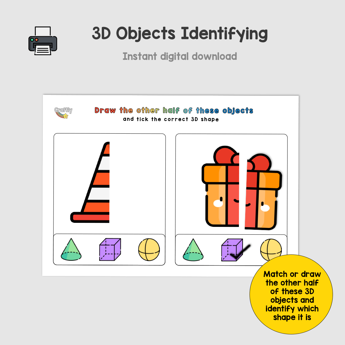 3D Objects Identifying (S)