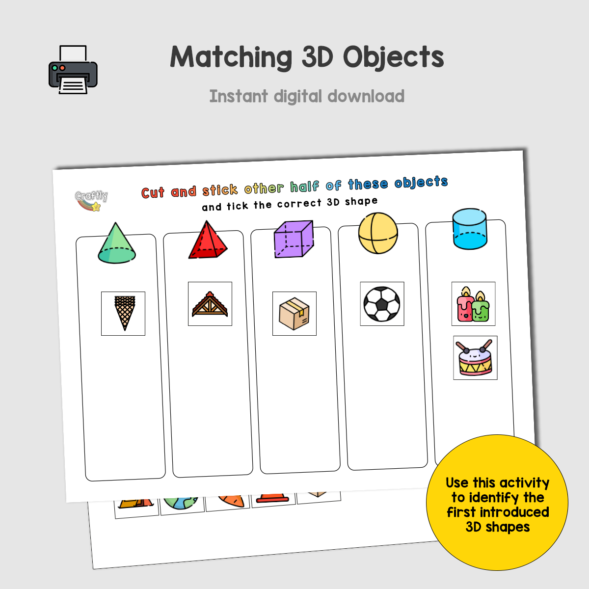 3D Shapes and Objects Matching