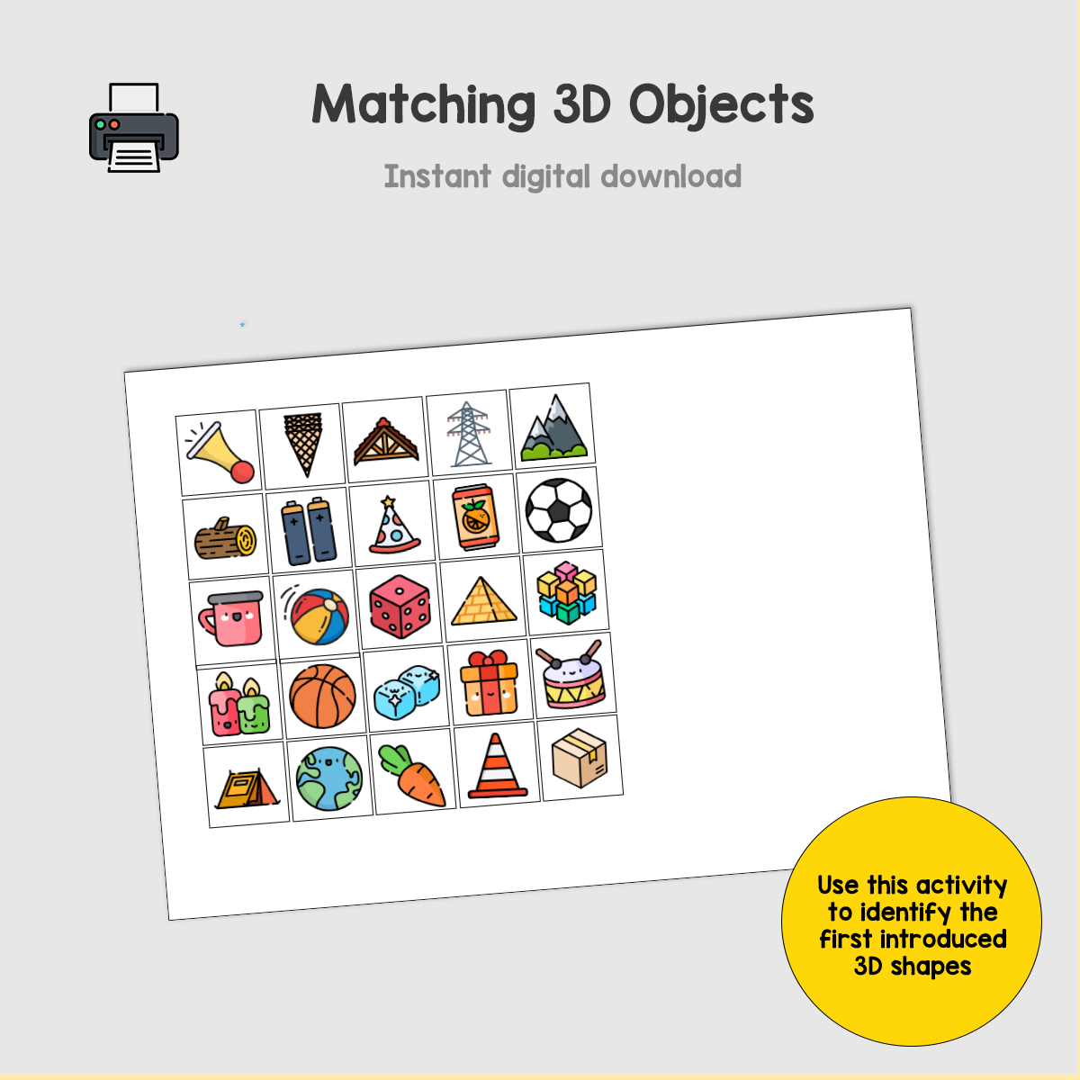 3D Shapes and Objects Matching