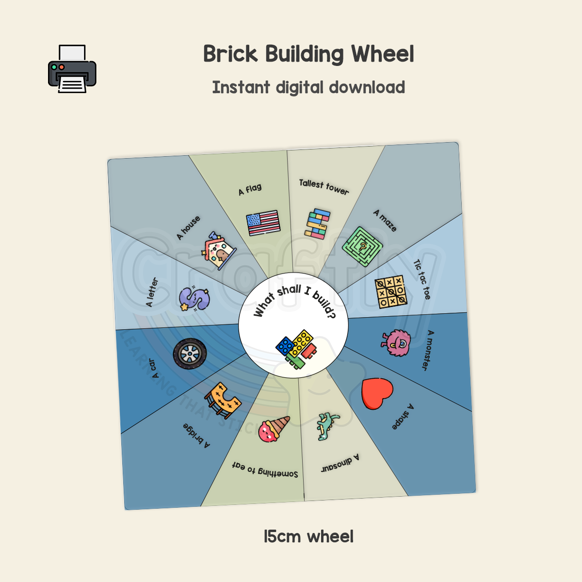 Brick Building Wheel