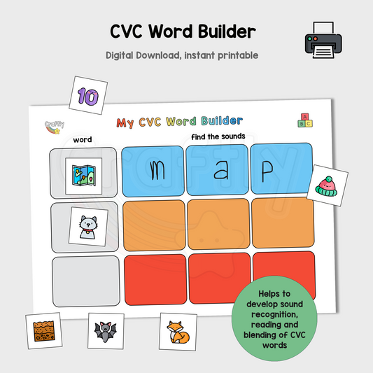 CVC Word Making Activity