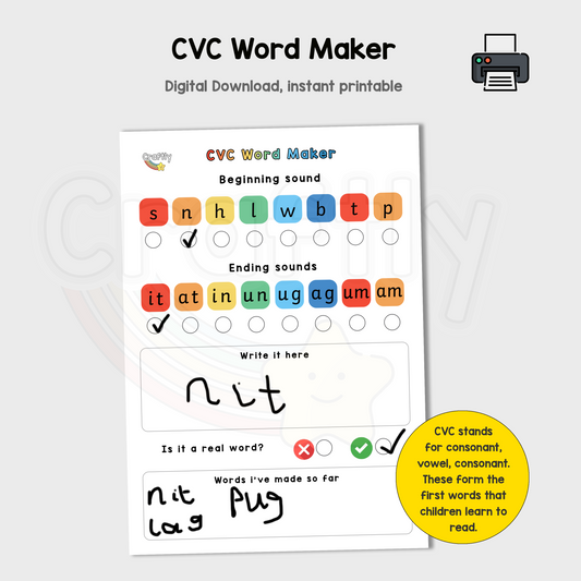CVC Word Maker