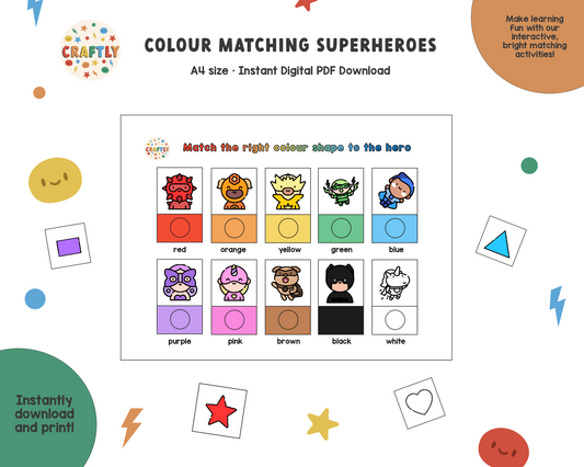 Superhero Colour Matching (S)