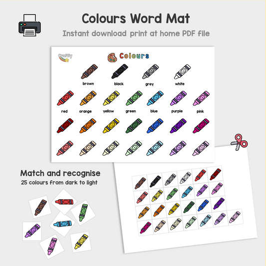 Colour Matching Activity Mat (S)