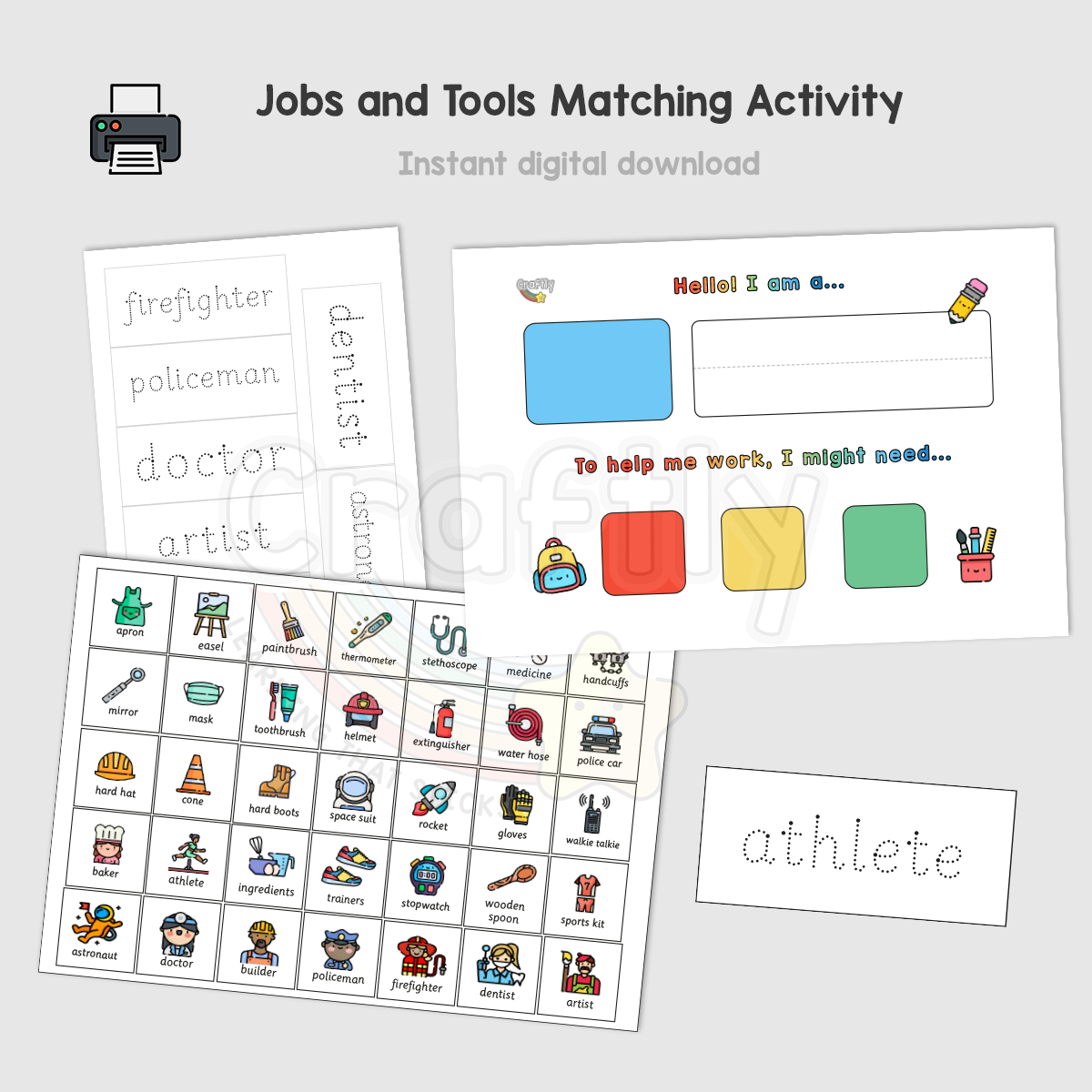 Jobs and Tools Matching Activity