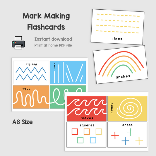 Mark Making Flashcards (S)