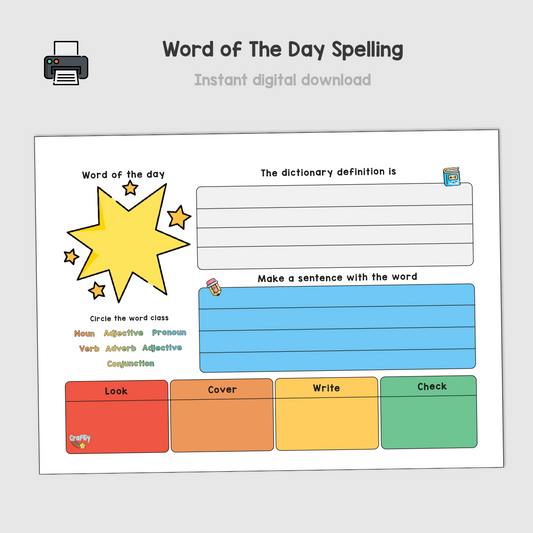 Word of The Day Spelling (S)