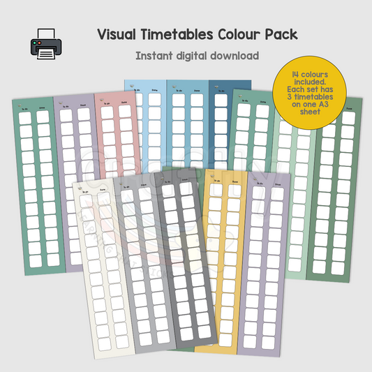 Visual Timetable To Do List Pack