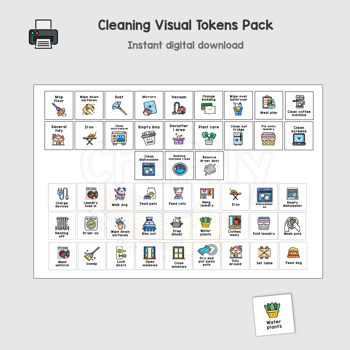 Cleaning Picture Tokens
