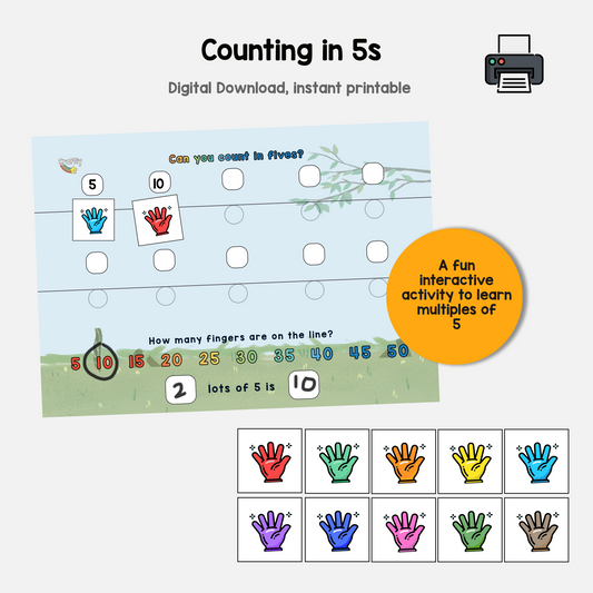 Counting in 5s Activity