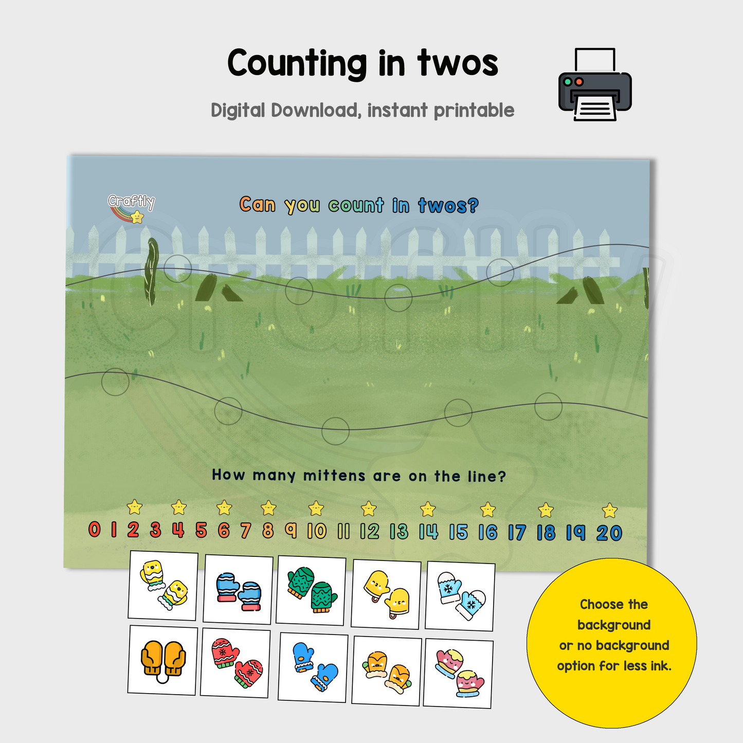 Counting in Twos Activity