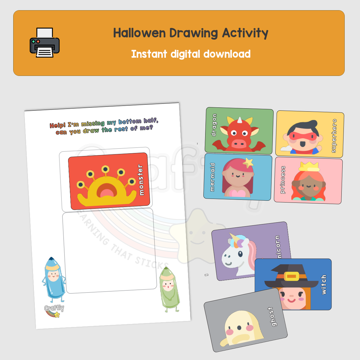 Halloween Drawing Activity