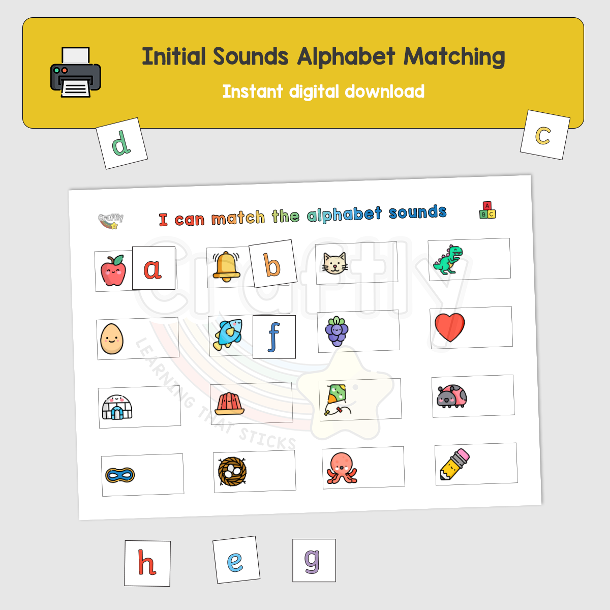 Initial Sound Alphabet Matching (S)