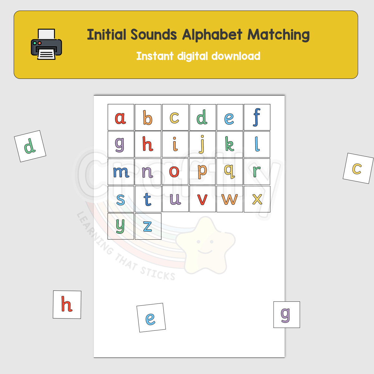 Initial Sound Alphabet Matching (S)