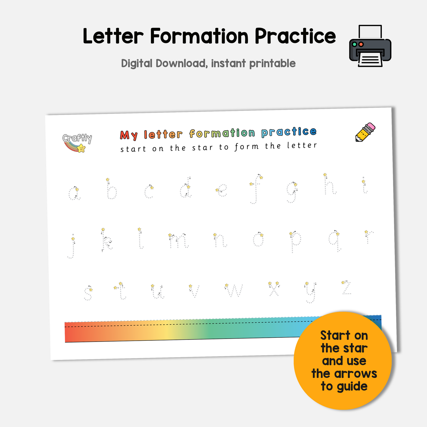 Letter Formation Practice (S)