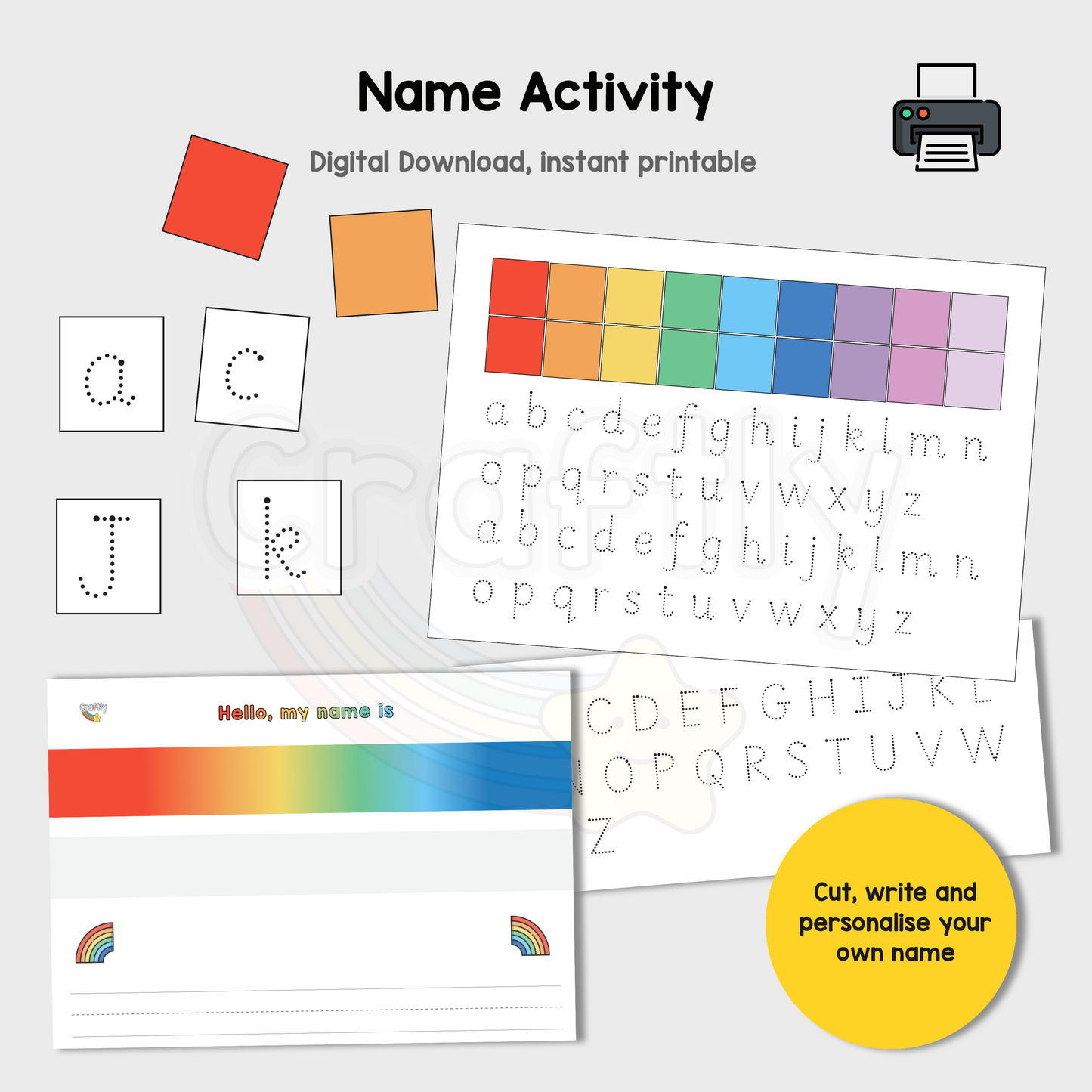 Personalised Name Matching Activity