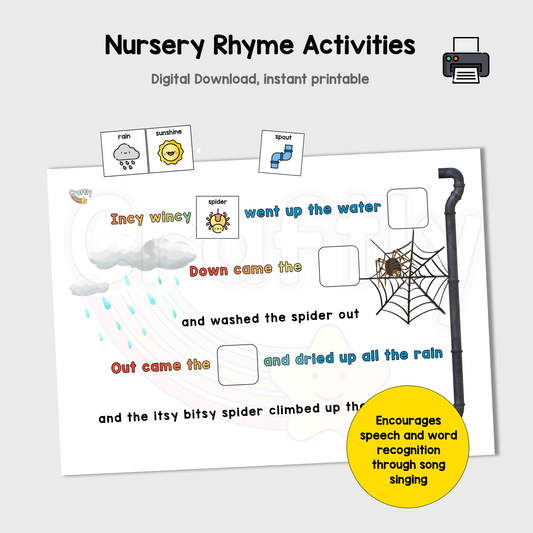 Nursery Rhymes Activities for Speech (S)