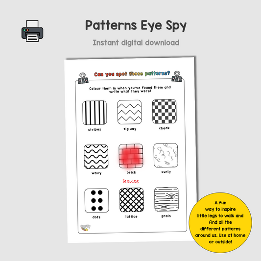 Patterns Eye Spy Activity (S)