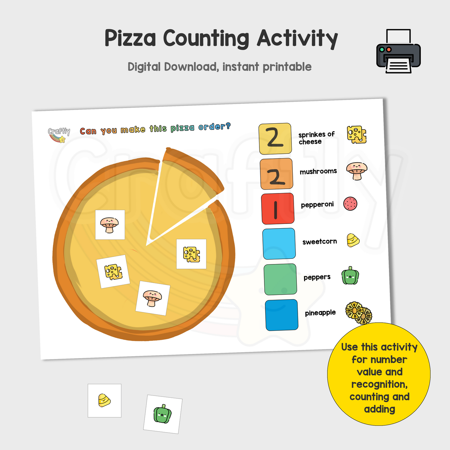 Pizza Counting Activity (S)