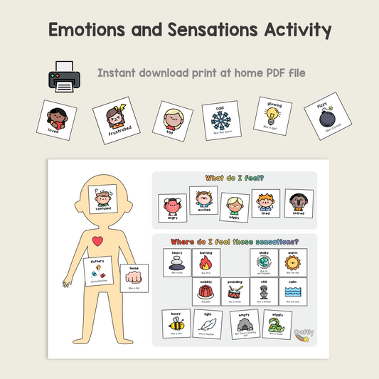Body Sensations And Emotions Activity (S)