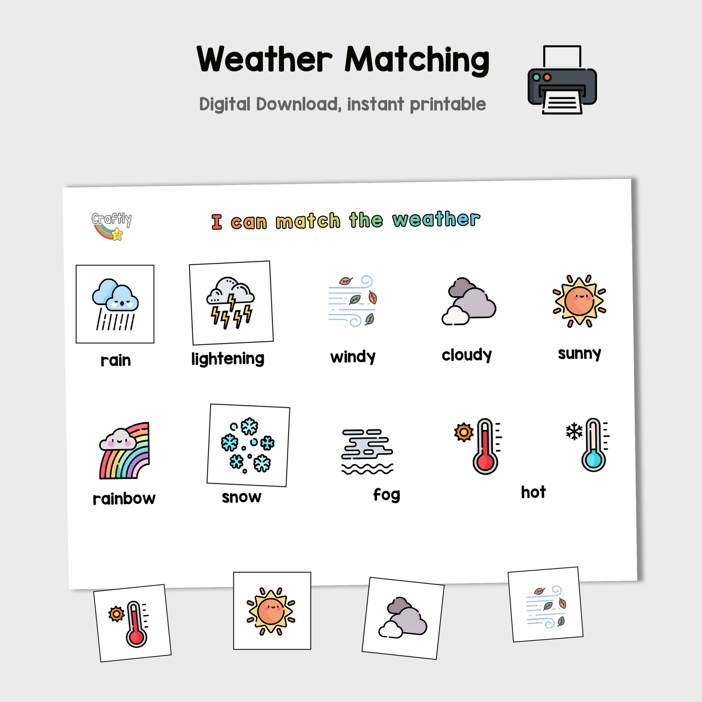 Weather Matching Activity