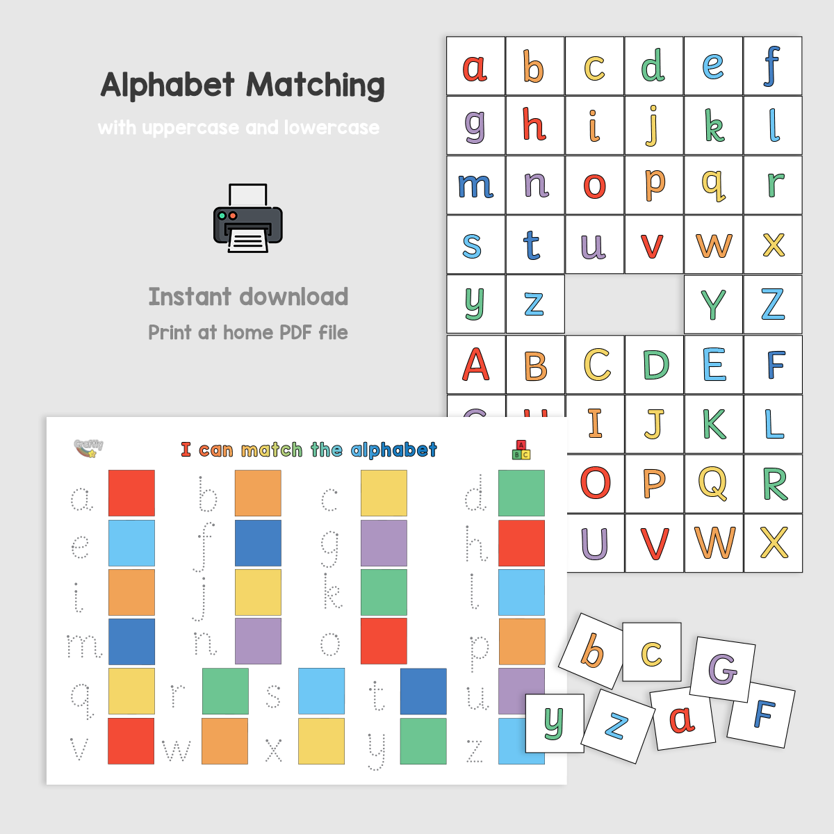 Alphabet Matching Activity