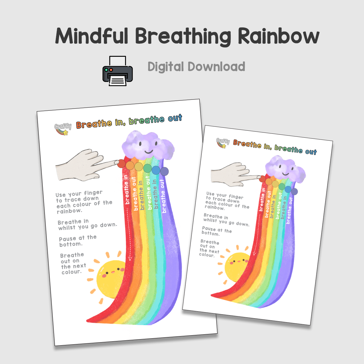 Mindful Breathing Rainbow