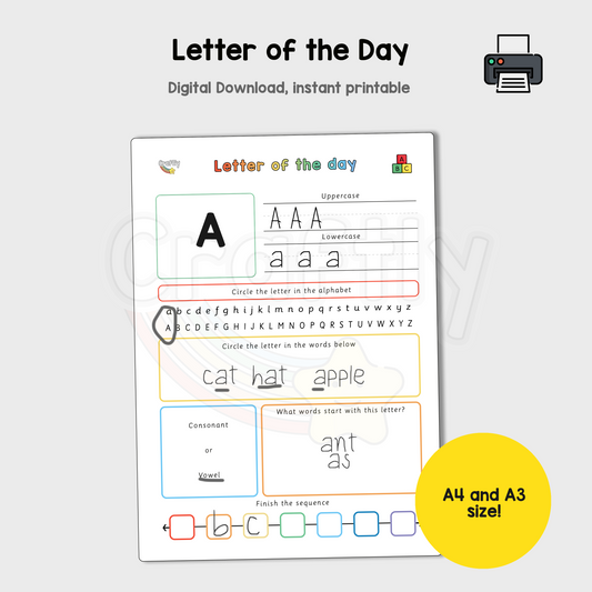 Letter of the Day Activity
