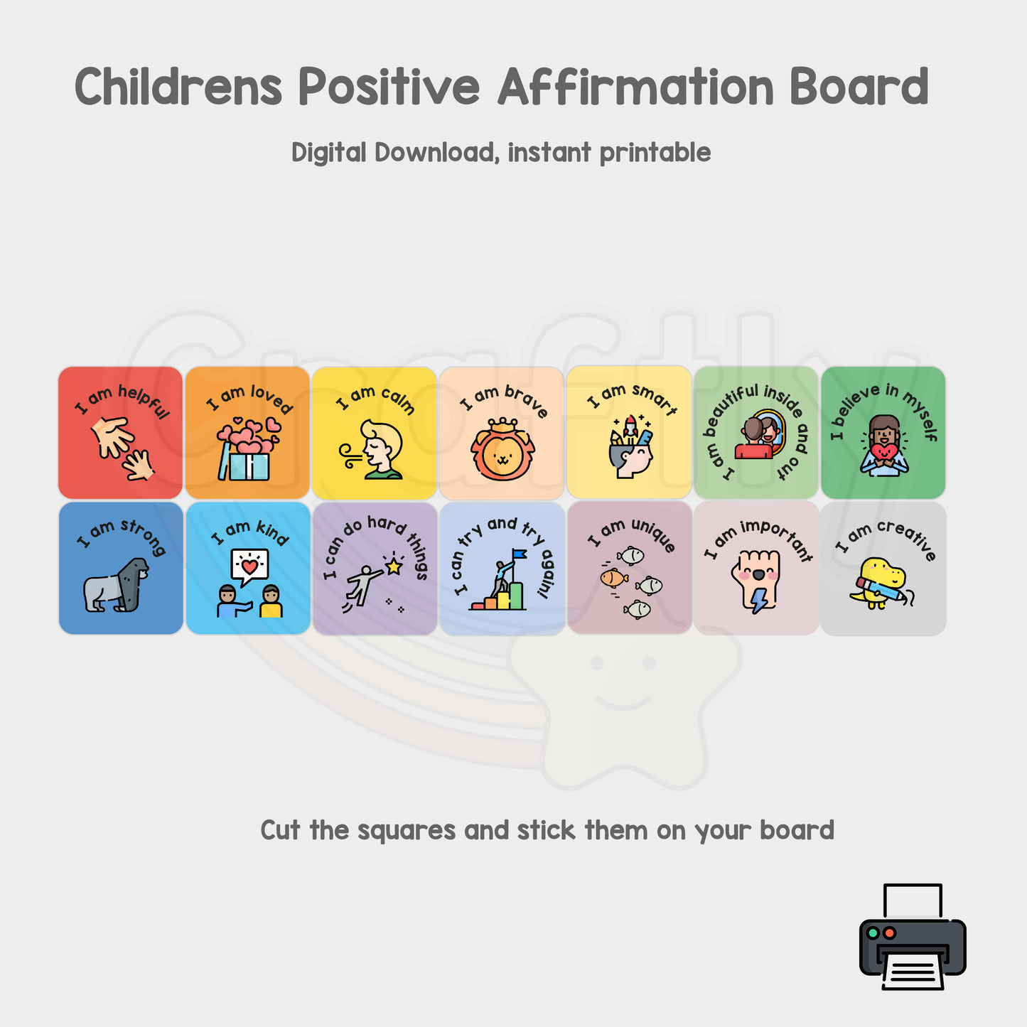 Positive Affirmations Board